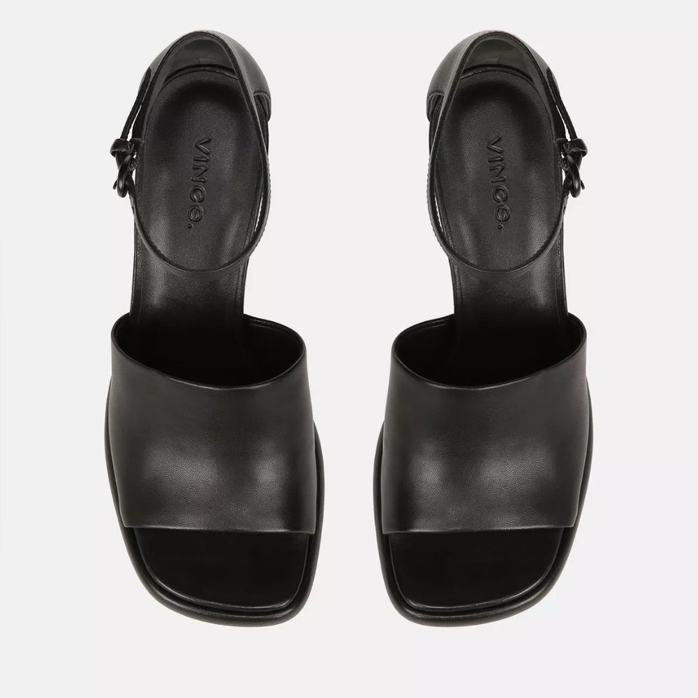 VINCE Amara Leather Platform Heel - Picture 8 of 8